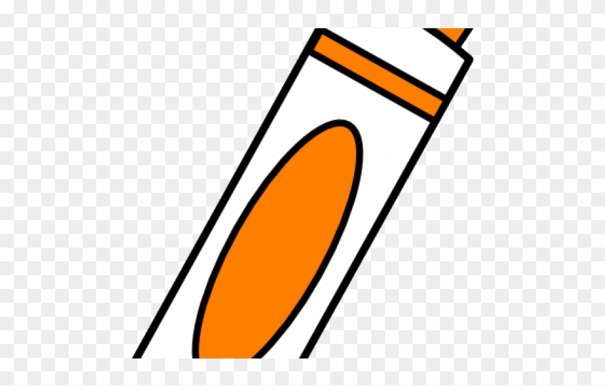 Marker Clipart Orange - Writing Marker Clipart - Png Download