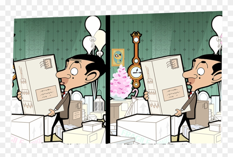 Spot The Difference - Mr Bean Spot The Difference Clipart
