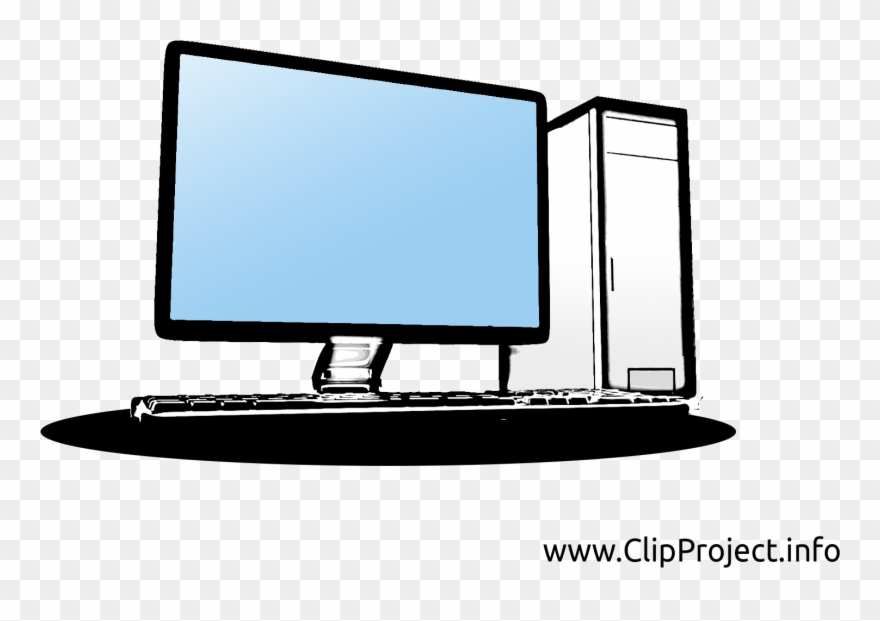 Ordinateur Dessins Gratuits Entreprise Clipart - Ordinateur Dessin - Png Download