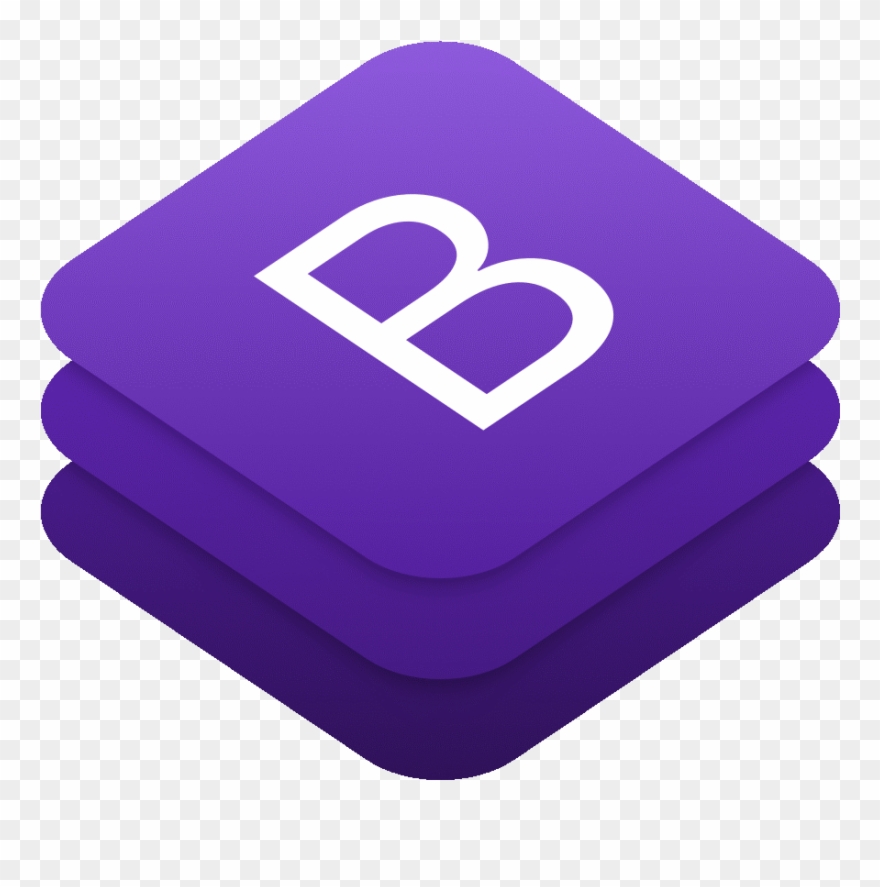 Bootstrap - Bootstrap 4 Logo Png Clipart