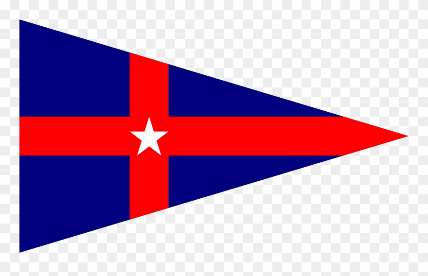 Burgee Of The New York Yacht Club - Club Nautico Olivos Clipart
