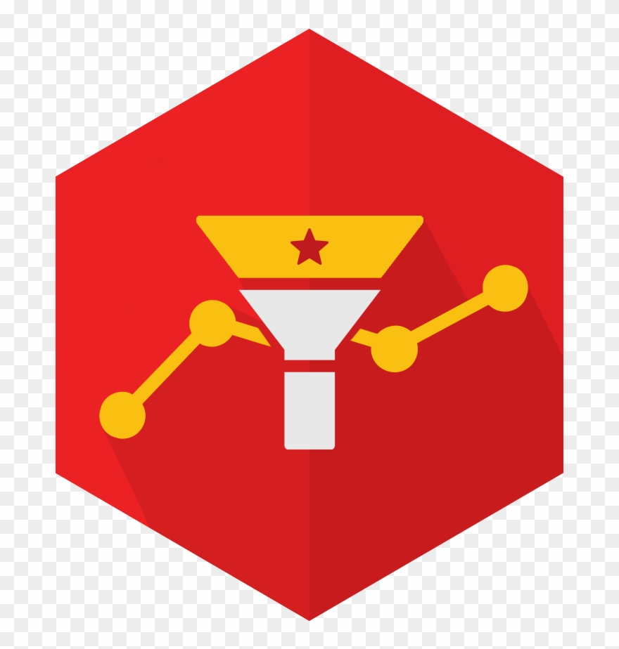 Top Of Funnel Analytics - Emblem Clipart