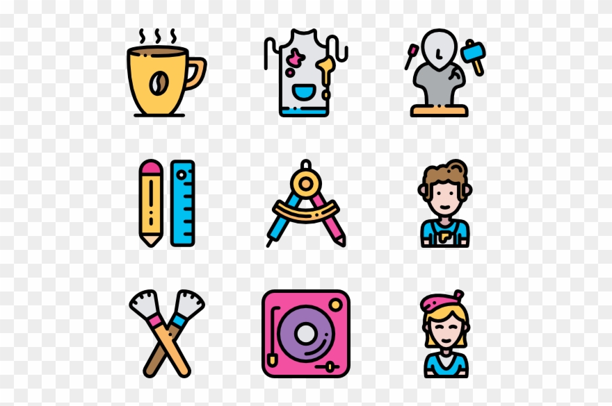 Artist Studio - Disaster Iconos Clipart
