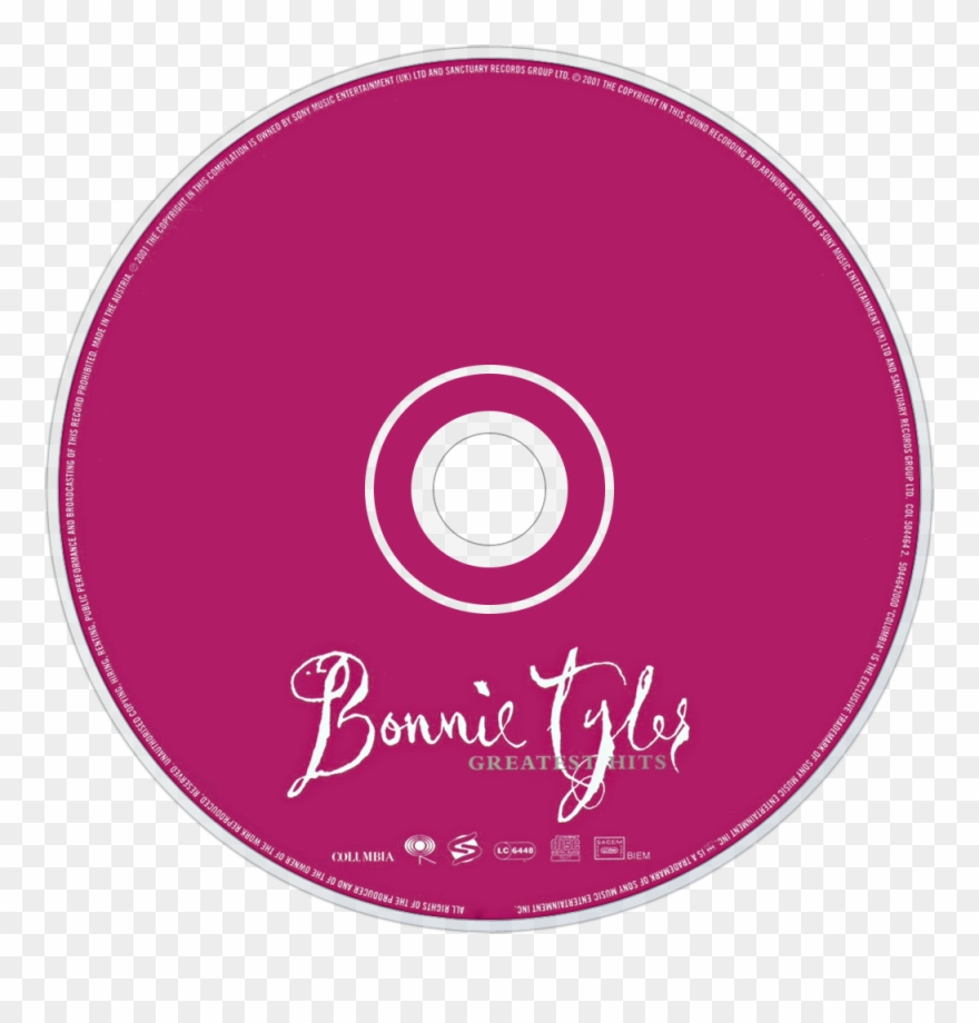 Bonnie Tyler Greatest Hits Cd Disc Image - Bonnie Tyler: Greatest Hits Cd Clipart