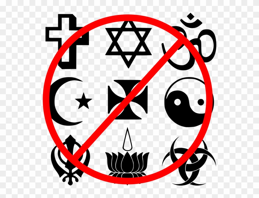 Time To Say No - No Freedom Of Religion In North Korea Clipart