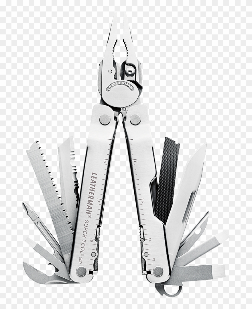 Leatherman Super Tool 300 Multi-tool, Stainless Steel, - Leatherman Super Tool 300 Clipart