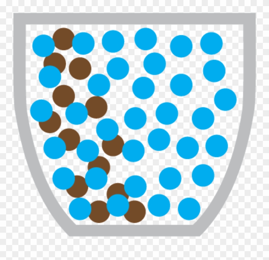 Coffee Molecules Started To Spread Through The Hot - Diffusion Clipart