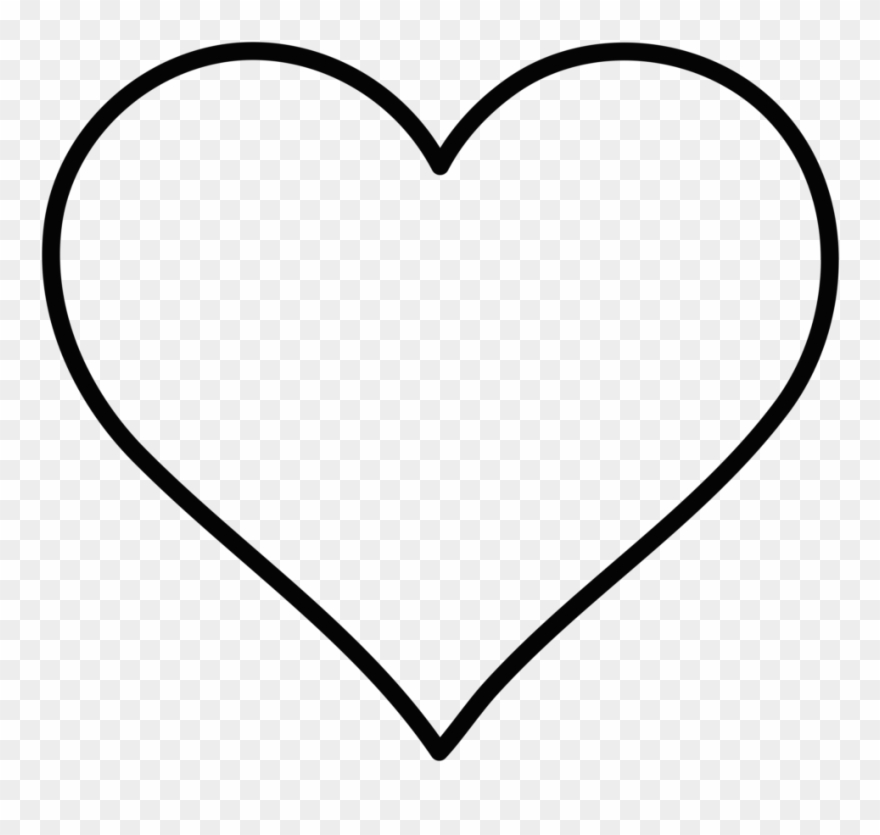 Image Result For Stencil For Heart Shape A4 Heart Stencil, - Plantilla De Un Corazon Clipart