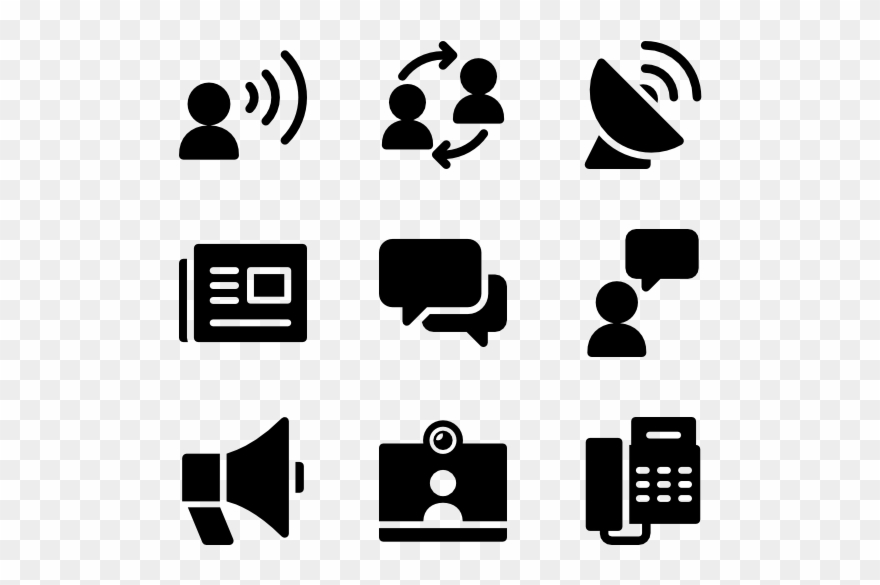 Communication Fill - Png Olympic Sports Vector Icon Clipart