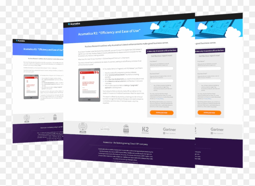 Nucleus Research Lauds Acumatica's “pragmatic” Approach - Acumatica Clipart
