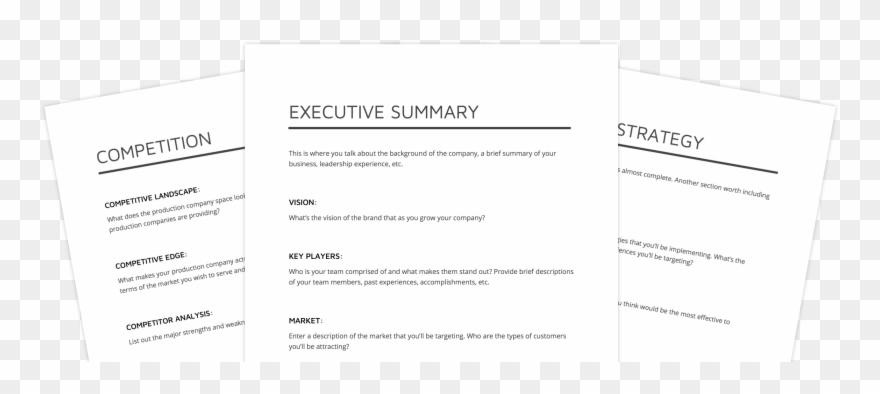 Business Plan Template For Video Production - Business Plan Template Clipart