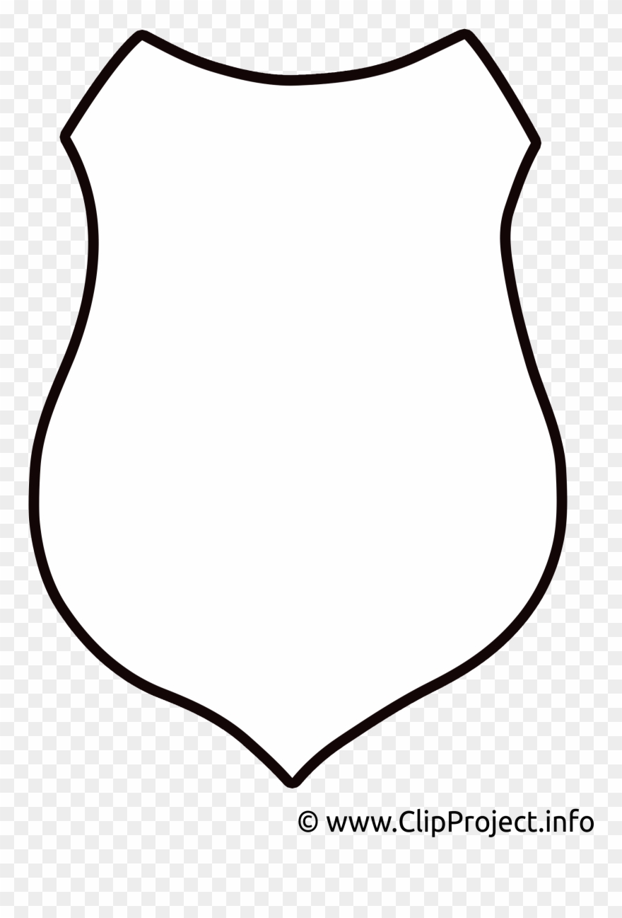 Bouclier Dessin Logo À Télécharger - Police Badge Icon White Clipart
