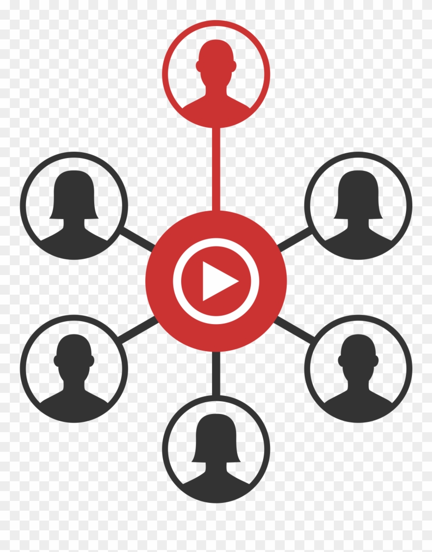 Send Videos To Your Team - Network Of Friends Png Clipart