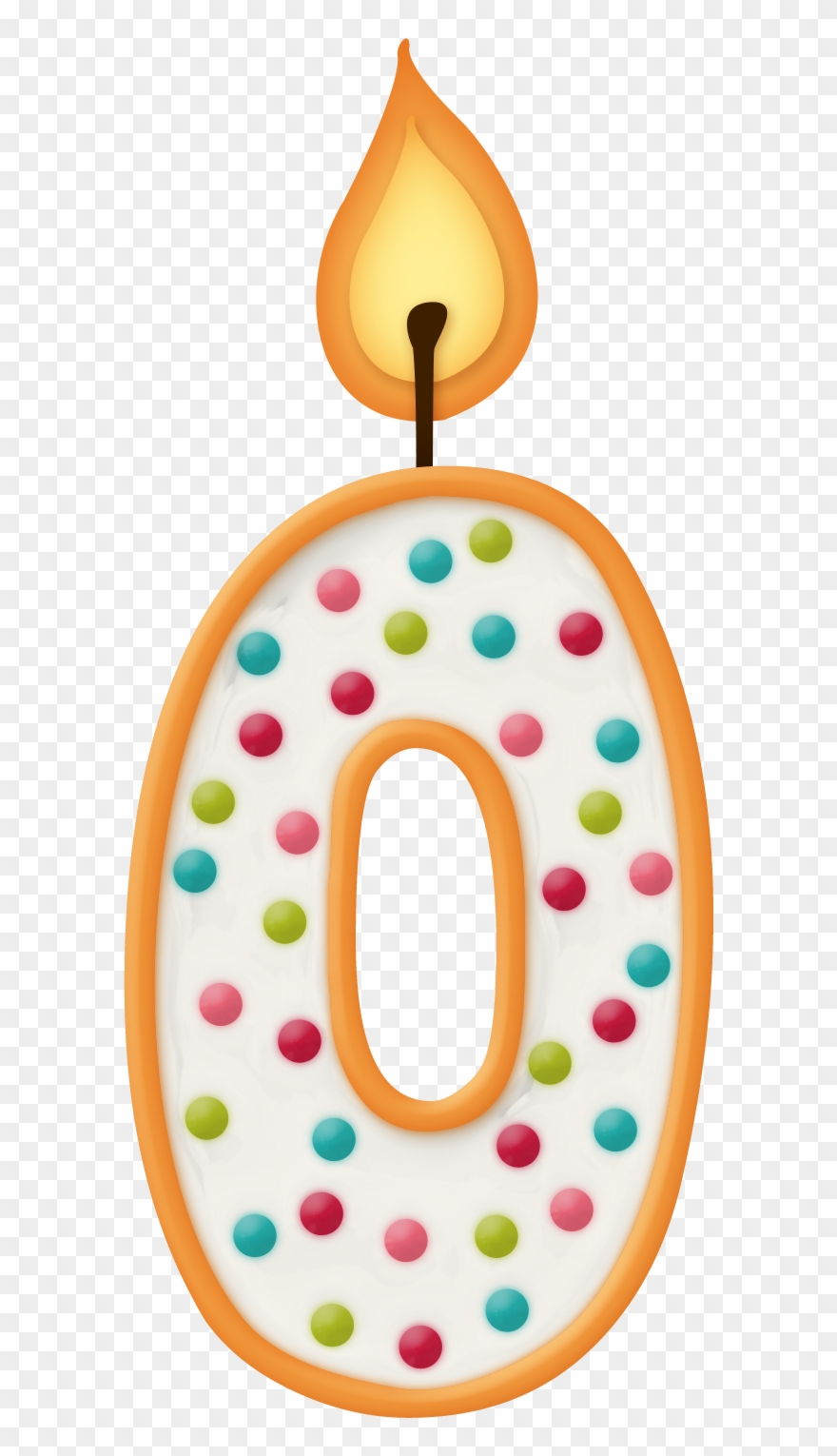 Épinglé Par Maribel Zelada Sur Números - Velas De Cumpleaños Numeros Png Clipart