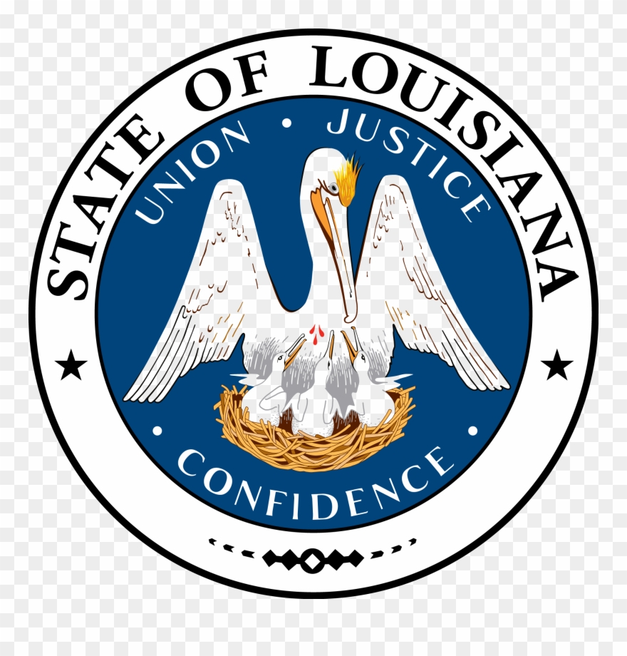Color Seal - Louisiana Seal Clipart