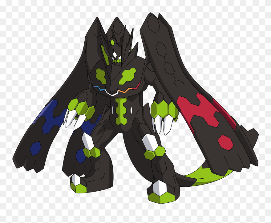 Bipedal Mecha-esque Kaiju - Zygarde 100 Clipart