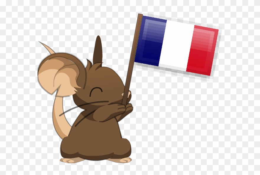 Flag Waving - Transformice Mouse Clipart