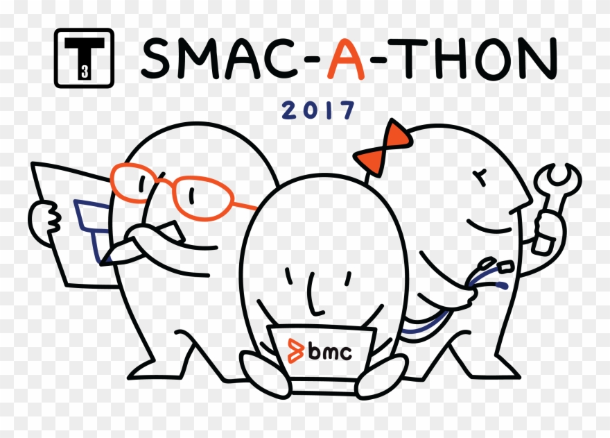 T3 Smac A Thon Black - Portable Network Graphics Clipart