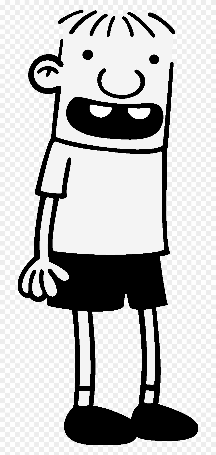 816 - Diary Of A Wimpy Kid Characters Clipart