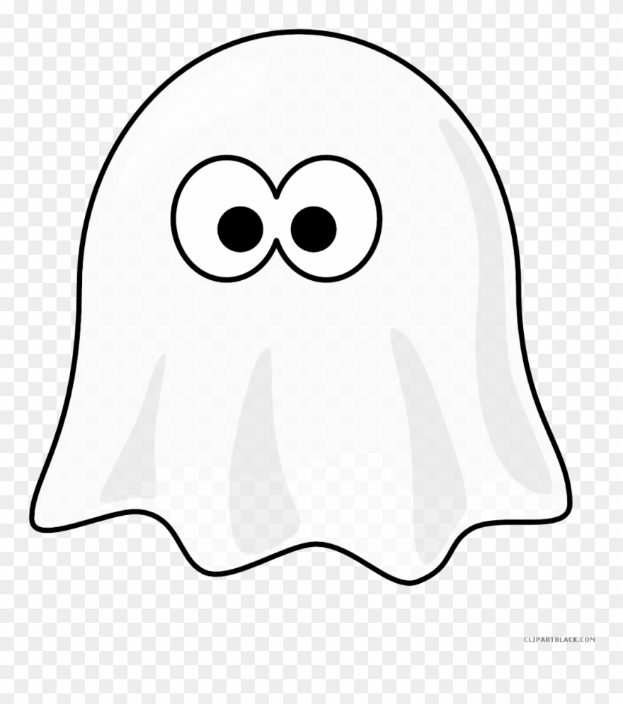 Black And White Animals Animal Free Clipart Images - Halloween Boo Colouring Pages - Png Download