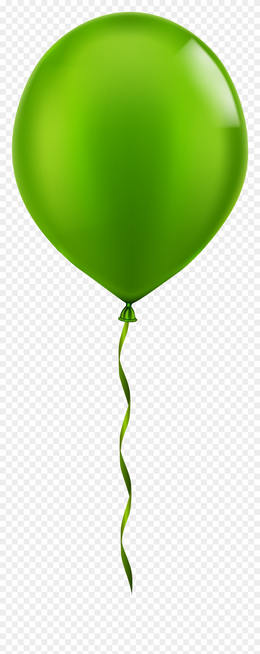 Green Balloon Clipart - Png Download