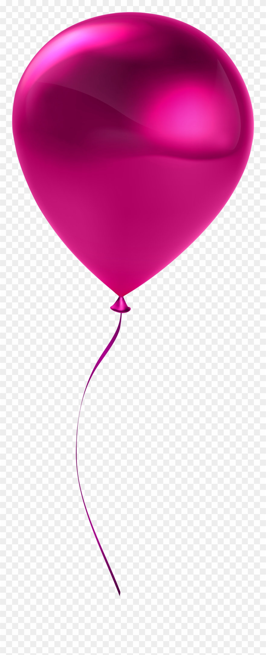 Pink Balloon Clipart Transparent - Png Download