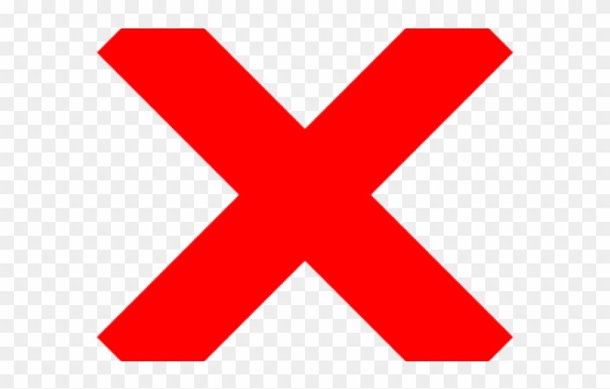 Red Cross Clipart High Resolution - X Clipart - Png Download