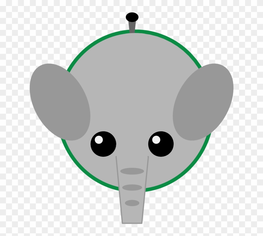 Elephant Art First Mope Io Mopeio Want - Yin And Yang Clipart