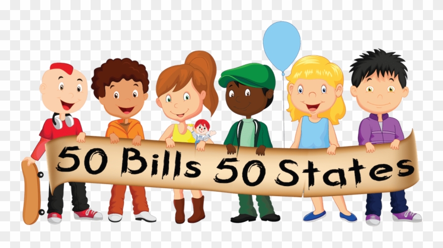 Discussion Clipart Group Therapy - 50 Bills 50 States - Png Download