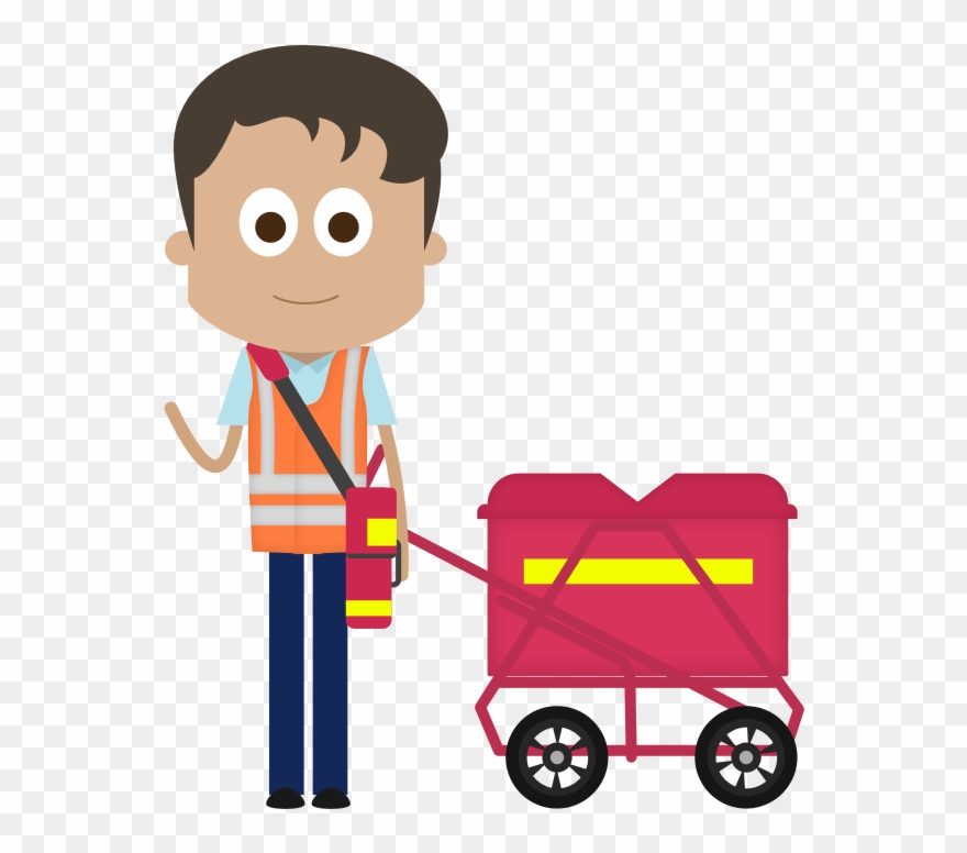 Mail Clipart Mail Package - Royal Mail Postman Clipart - Png Download