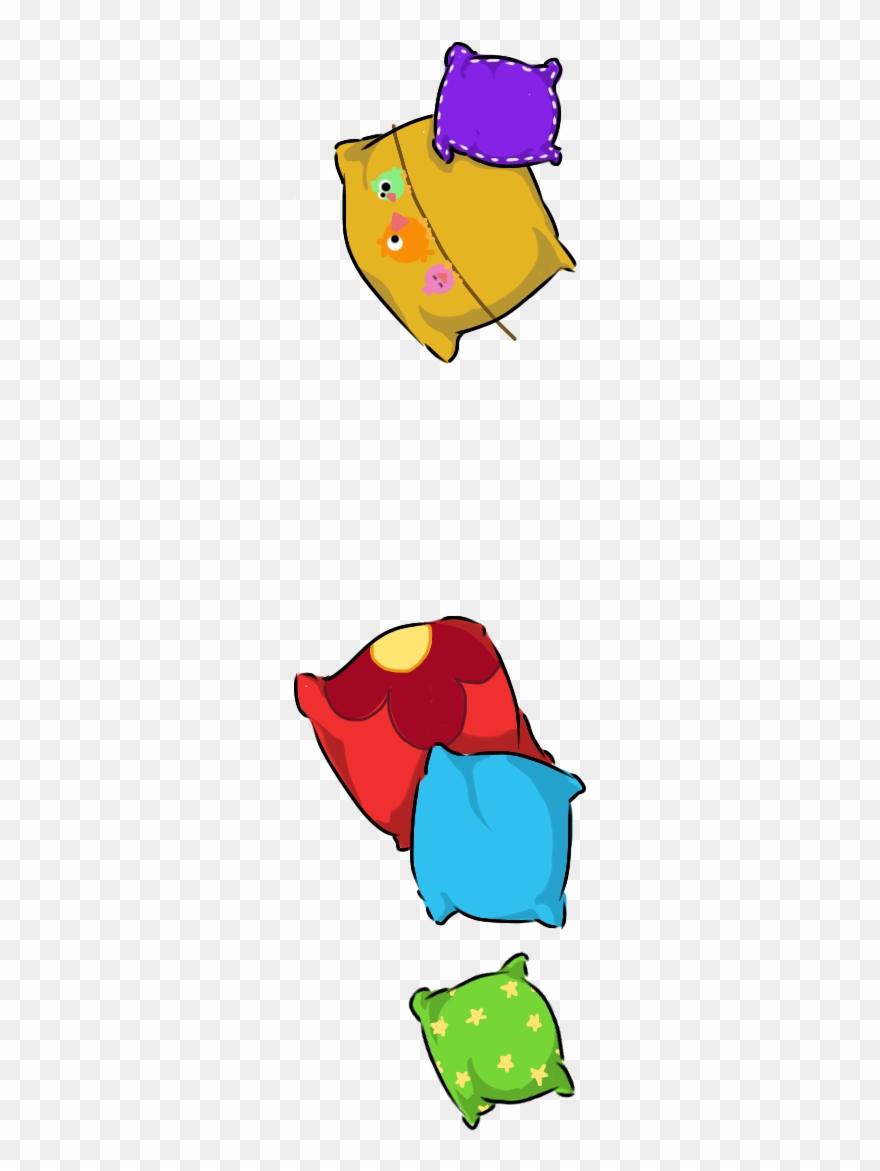 Free Clipart Cartoony Pillow You Can Use These Creative - Png Download
