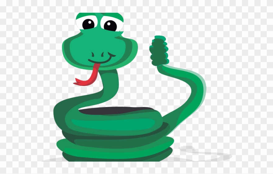 Lizard Clipart Creative Commons - Clip Art Rattle Snake - Png Download