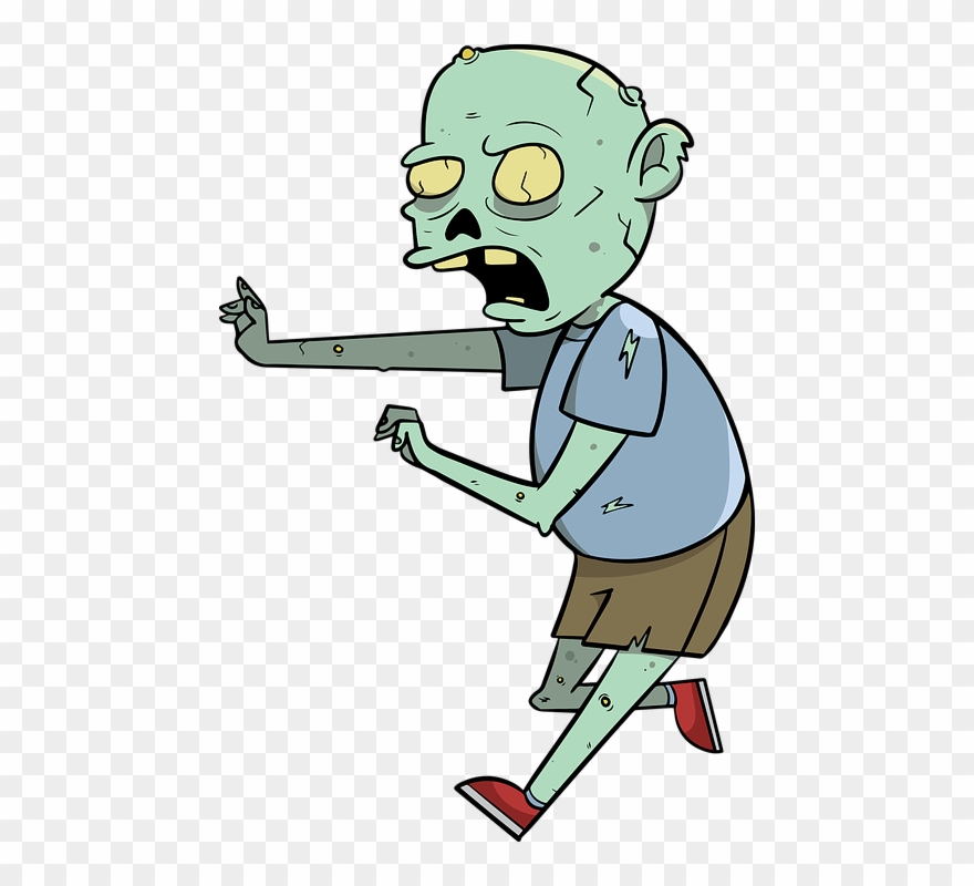 Zombie Clipart Creative Commons - Scared Child Clipart Png Transparent Png