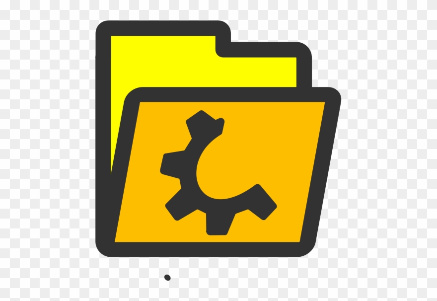 How To Set Use Folder Half Open Clipart - Png Download