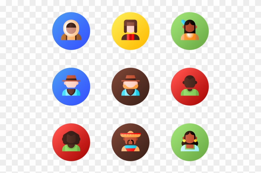 Culture Avatars - Game Icons Png Clipart