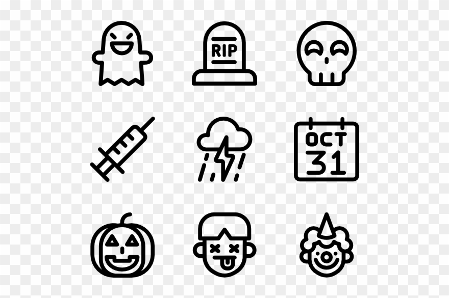 Halloween - Design Icons Clipart