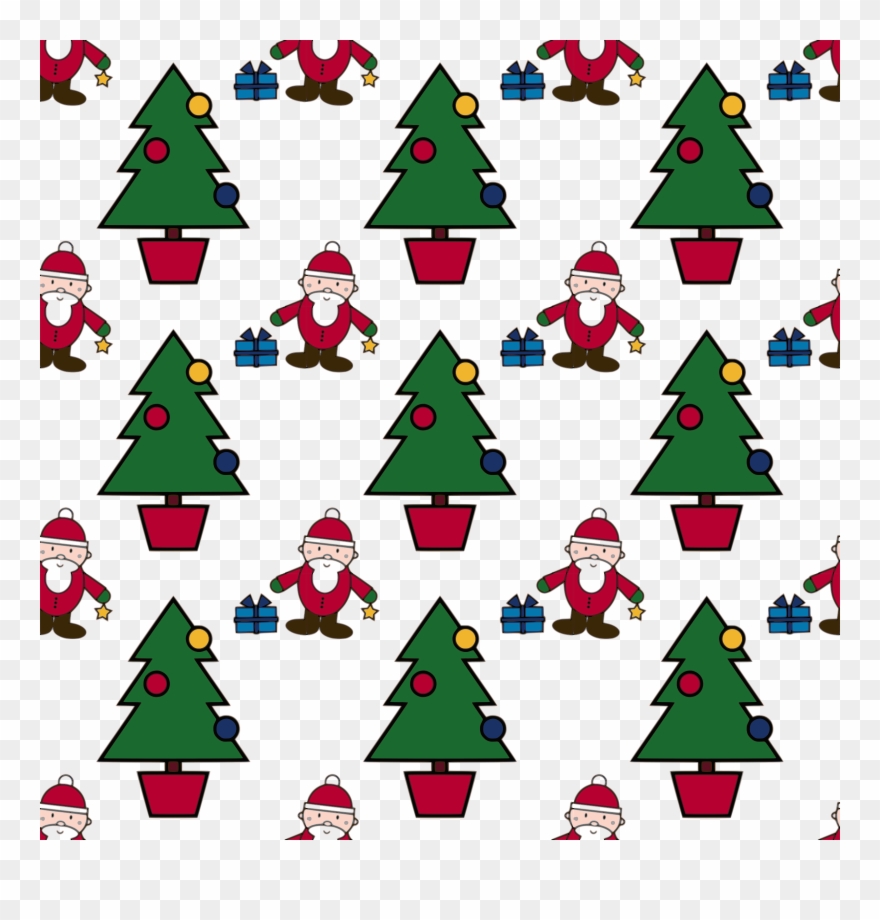 Clipart Scene Seamless Big - Clip Art Christmas - Png Download