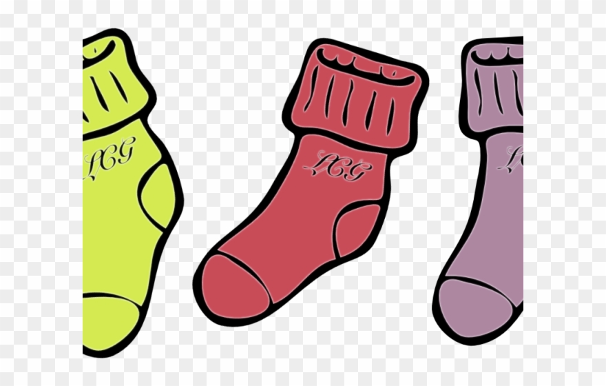 Socks Clipart Two - Socks Clipart Png Transparent Png