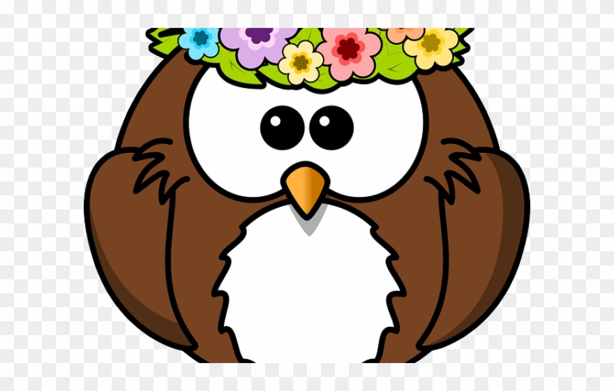 Reindeer Clipart Owl - Cartoon Owl Shower Curtain - Png Download