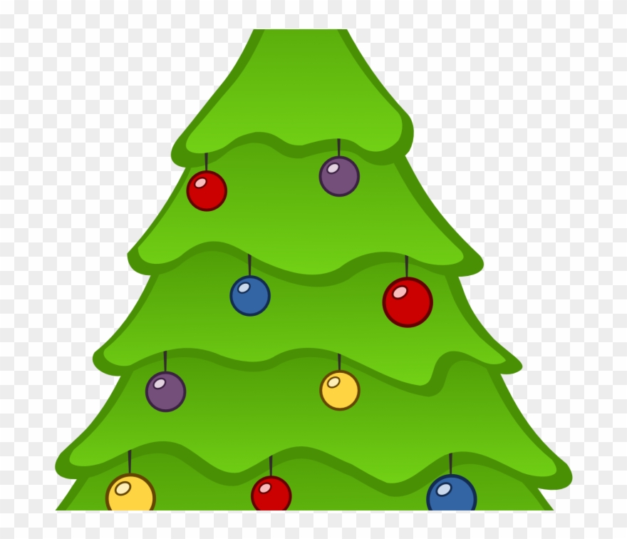 Year 1 & Year 2 Christmas Party - Christmas Tree Round Ornament Clipart