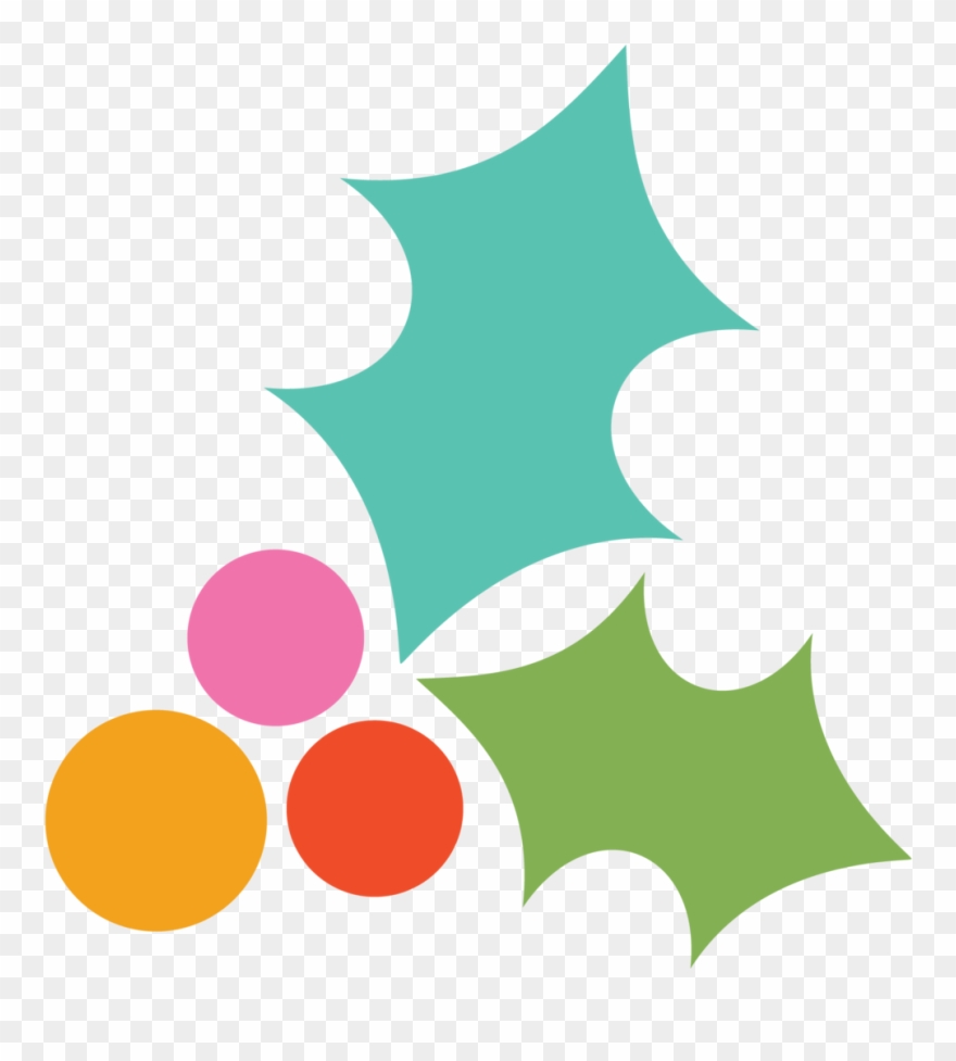 Christmas Party Holly Art8 Clipart