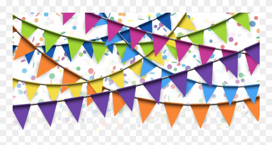 Flag Confetti Stock Photography - Confetti And Banner Png Clipart