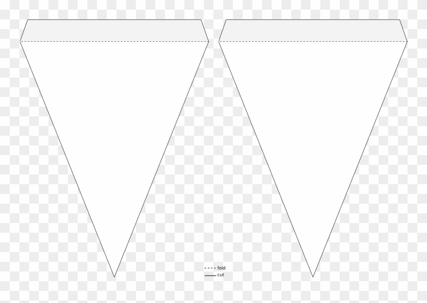 Triangle Pennant Banner Template Icons Png Free Png Clipart