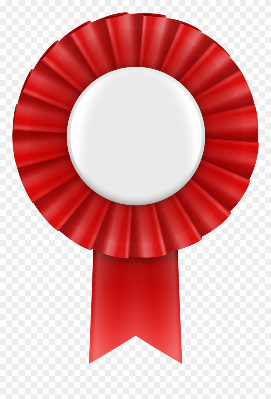 Red Rosette Clipart - Png Download