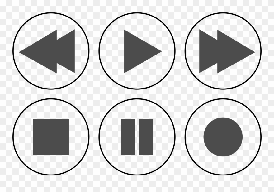 Big Image - Media Player Icons Png Clipart