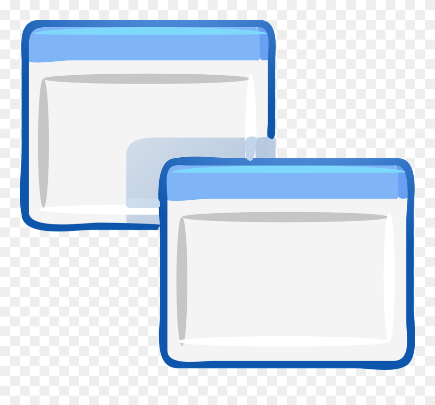 Free Vector Window Icon Gui Clip Art - Window Icon - Png Download