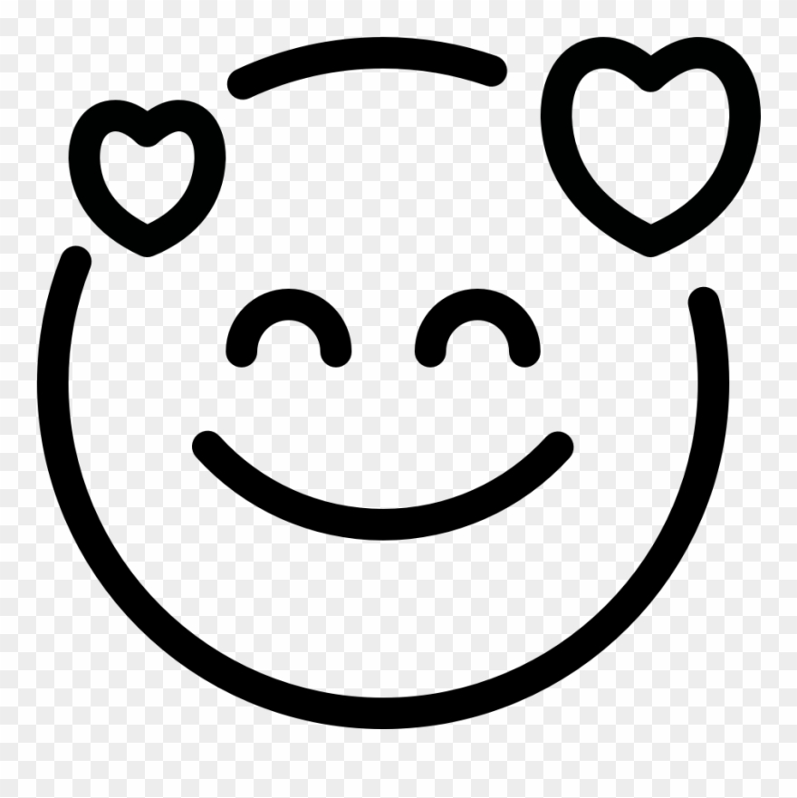 Emoji Loved Up Emoji Loved Up Emoji Loved Up - Smiley Clipart