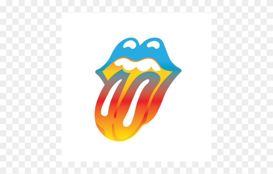 Tongue Clipart Transparent - Rolling Stones Lips Forty Licks - Png Download