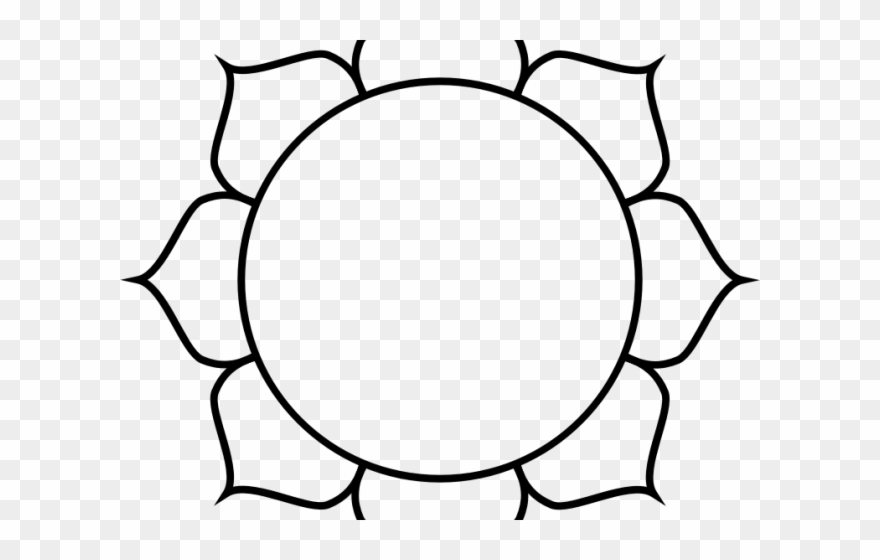 Lotus Clipart Top View - Peace Symbolism - Png Download