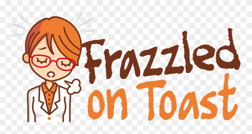Frazzled On Toast Logo - Illustration Clipart
